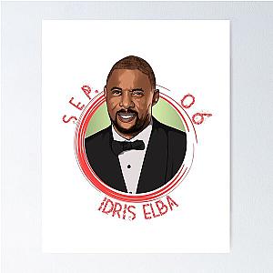 Idris Elba shirt, Idris Elba Sticker, Idris Elba gift, Idris Elba Lover Poster