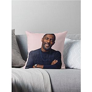 Idris Elba Arms Crossed Throw Pillow