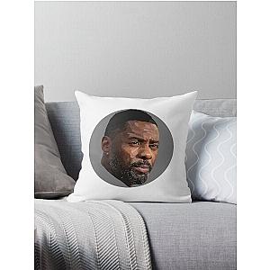 My Idris Elba pencil drawing Throw Pillow