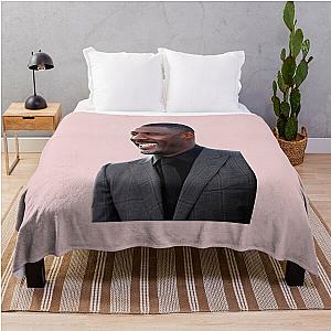 Idris Elba Smiling Throw Blanket