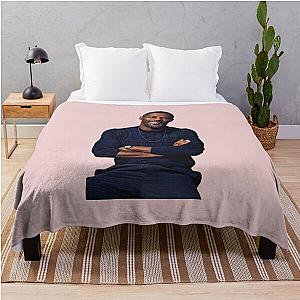 Idris Elba Arms Crossed Throw Blanket