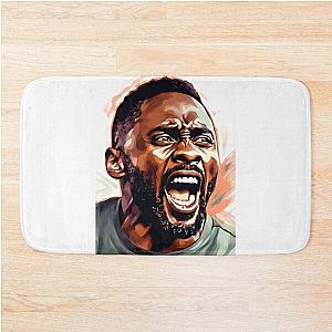 caricature of Idris Elba Bath Mat