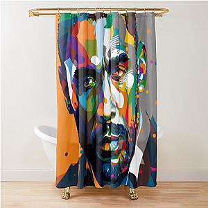 Idris Elba Wpap Art (Original)  Shower Curtain