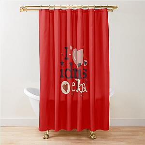 I Love Idris Elba Shower Curtain