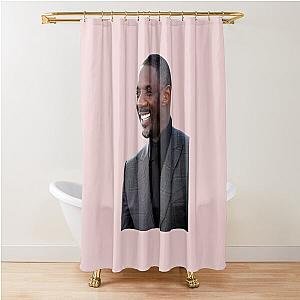 Idris Elba Smiling Shower Curtain