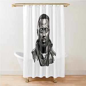 Idris Elba Shower Curtain