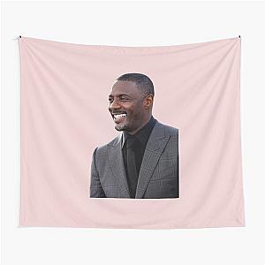 Idris Elba Smiling Tapestry