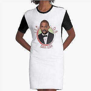 Idris Elba shirt, Idris Elba Sticker, Idris Elba gift, Idris Elba Lover Graphic T-Shirt Dress