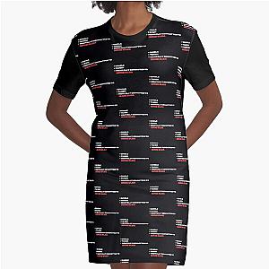 Mentally Committed To Idris Elba Graphic T-Shirt Dress