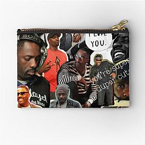 idris elba collage Zipper Pouch