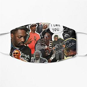 idris elba collage Flat Mask