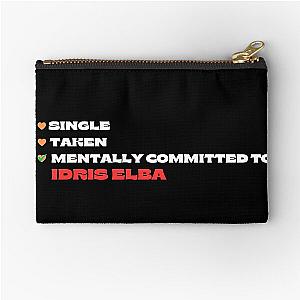 Mentally Committed To Idris Elba Zipper Pouch