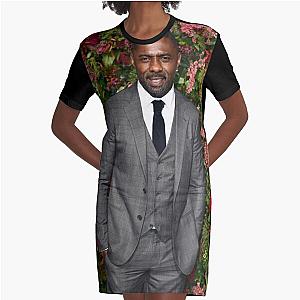 idris elba handsome Graphic T-Shirt Dress