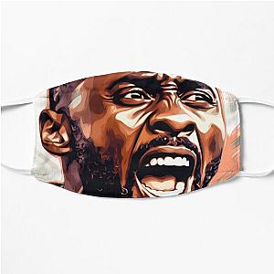 caricature of Idris Elba Flat Mask