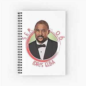 Idris Elba shirt, Idris Elba Sticker, Idris Elba gift, Idris Elba Lover Spiral Notebook