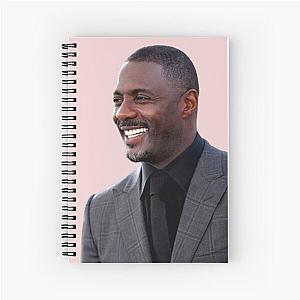 Idris Elba Smiling Spiral Notebook