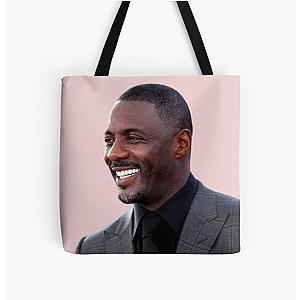 Idris Elba Smiling All Over Print Tote Bag