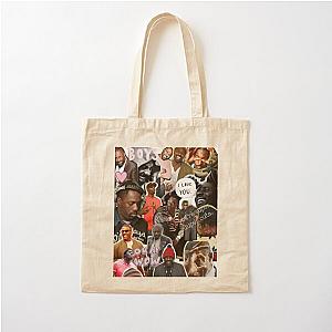 idris elba collage Cotton Tote Bag