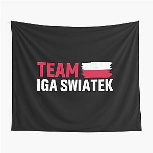 Iga Swiatek Poland Flag Tapestry