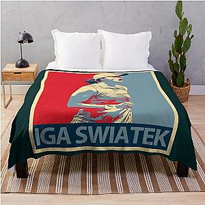 Iga Swiatek Throw Blanket