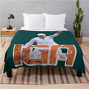 Iga Swiatek Polish Tennis Star Throw Blanket