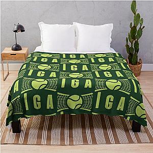Iga Swiatek Fan Club Throw Blanket