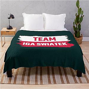 Iga Swiatek Throw Blanket