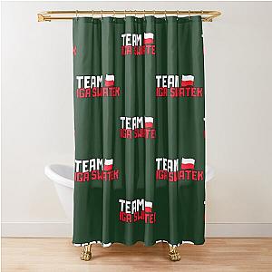 Iga Swiatek Poland Shower Curtain