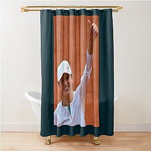 Iga Swiatek Shower Curtain