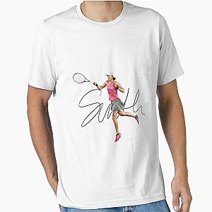 Iga Swiatek Signature Essential T-shirt Gift Idea For Team Swiatek