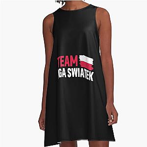Team Polish Flag A-Line Dress