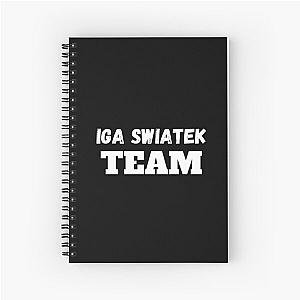 Iga Swiatek Team Poland T-shirt and Spiral Notebook