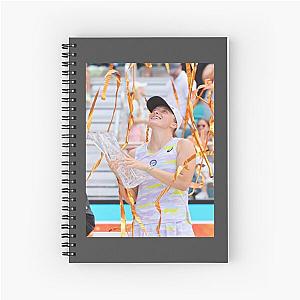 Iga Swiatek Champion Spiral Notebook