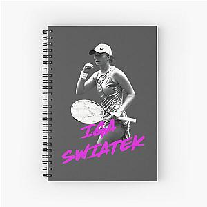 Iga Swiatek  Spiral Notebook