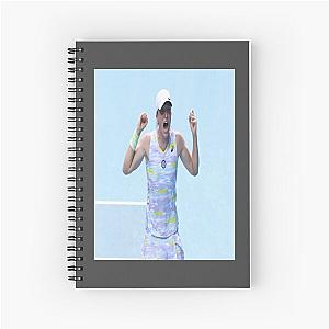 Iga Swiatek Open Passion Spiral Notebook