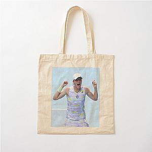 Iga Swiatek Open Passion Cotton Tote Bag