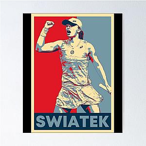 Iga Swiatek Celebration Poster