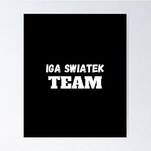 Iga Swiatek Poland Team t-shirt Poster