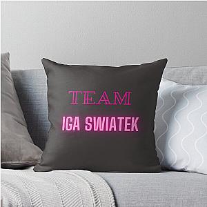 TEAM IGA SWIATEK Throw Pillow