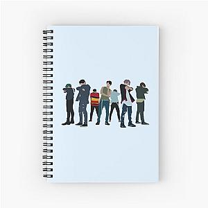 iKON KILLING ME Digital Illustration  Spiral Notebook