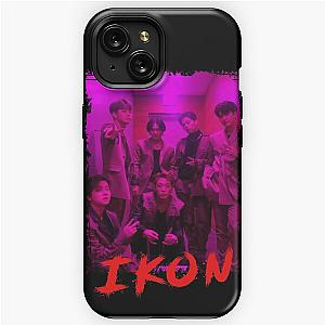 iKON Kpop Group Members Purple Korean Kpop RGB Color Design iPhone Tough Case