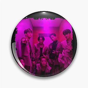 iKON Kpop Group Members Purple Korean Kpop RGB Color Design Pin