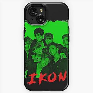 iKON Kpop Group Members Green Korean Kpop RGB Color Design iPhone Tough Case