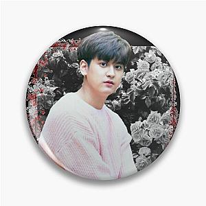 Jung Chanwoo iKON Chan Korean Kpop Floral Design Pin