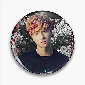 Kim Jinhwan iKON Jay Korean Kpop Floral Design Pin