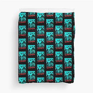 iKON Kpop Group Members Blue Korean Kpop RGB Color Design Duvet Cover