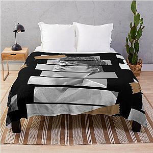 Kim Hanbin iKON BI Korean Kpop Monochrome Stripe Design Throw Blanket