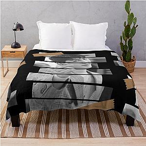 Song Yunhyeong iKON Song Korean Kpop Monochrome Stripe Design Throw Blanket