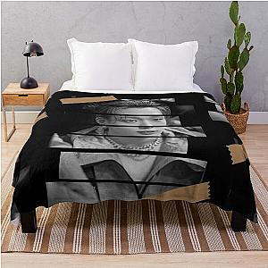 Kim Jiwon iKON Bobby Korean Kpop Monochrome Stripe Design Throw Blanket