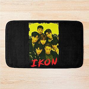 iKON Kpop Group Members Yellow Korean Kpop RGB Color Design Bath Mat